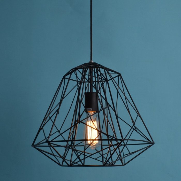 Подвесной светильник Loft Industrial Bar Nest Черный Подвесной светильник Loft Industrial Bar Nest Черный в Костроме | Loft Concept