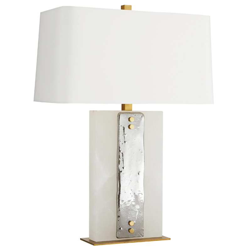 Дизайнерская настольная лампа URIAH LAMP Белый Серый Дизайнерская настольная лампа URIAH LAMP Белый Серый в Костроме | Loft Concept