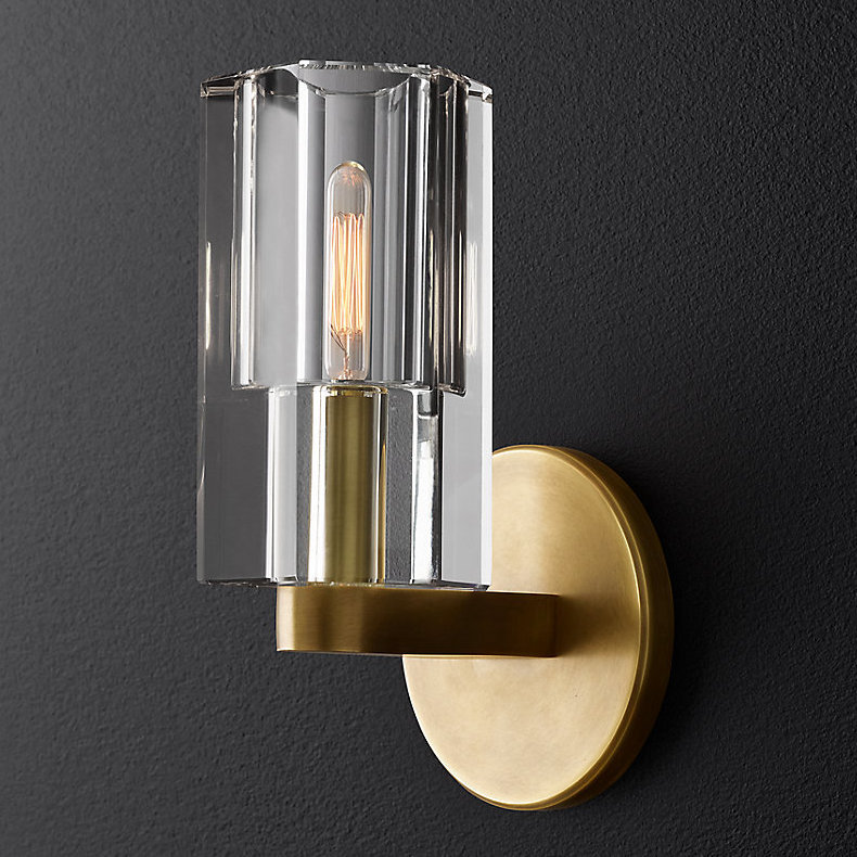 Бра Restoration Hardware Arcachon Single Sconce Прозрачное Стекло Латунь Бра Restoration Hardware Arcachon Single Sconce Прозрачное Стекло Латунь в Костроме | Loft Concept