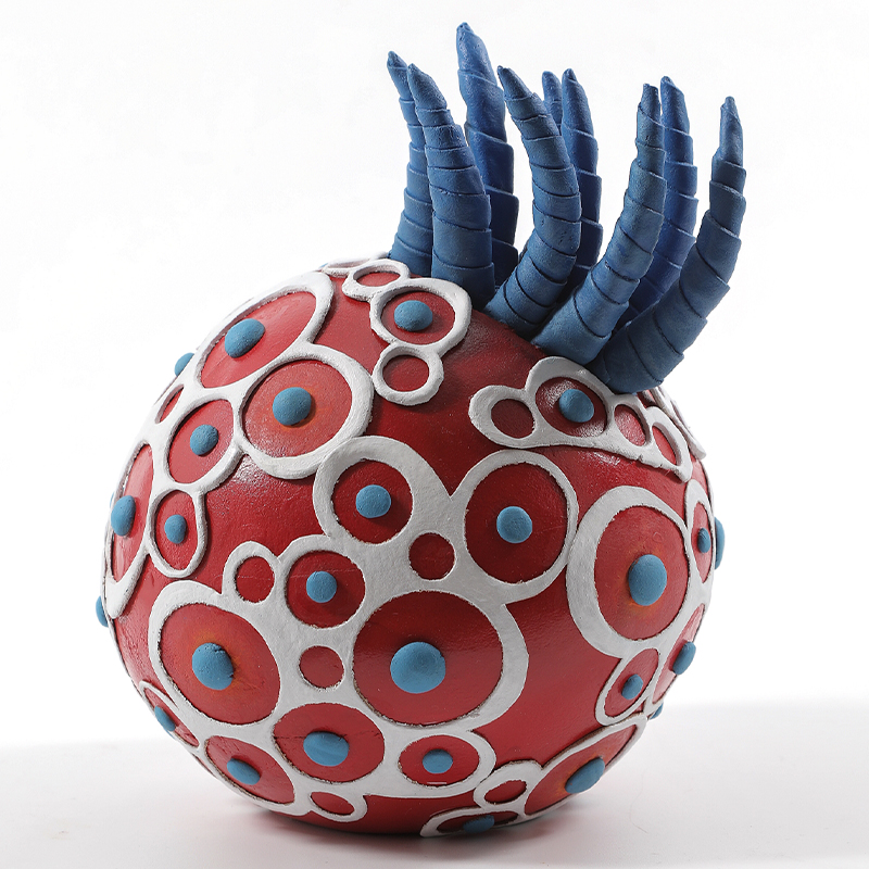 Статуэтка тропический фрукт Tropical Fruit Red Blue Reef Красный Синий Белый Мульти Статуэтка тропический фрукт Tropical Fruit Red Blue Reef Красный Синий Белый Мульти в Костроме | Loft Concept
