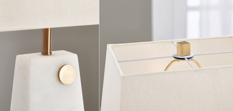 Настольная лампа Table lamp marble White Настольная лампа Table lamp marble White - Loft-Concept в Костроме
