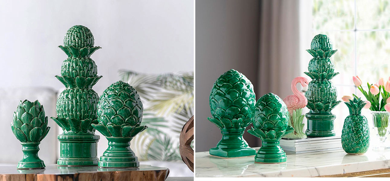 Статуэтка зеленая в виде артишока Artichoke - фото №1