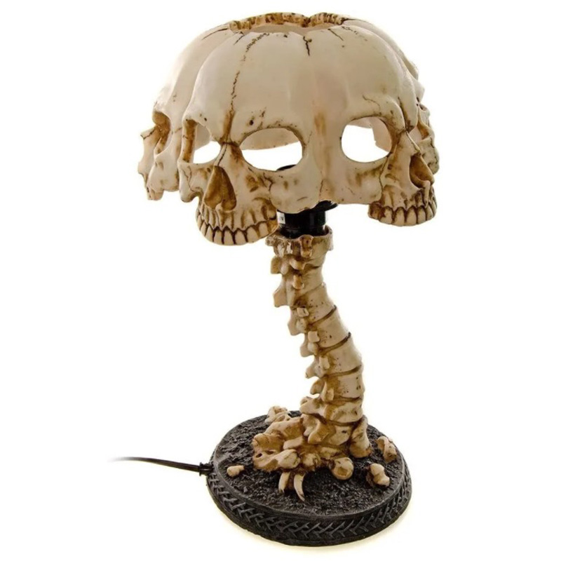 Настольная лампа Skull Бежевый Настольная лампа Skull Бежевый в Костроме | Loft Concept