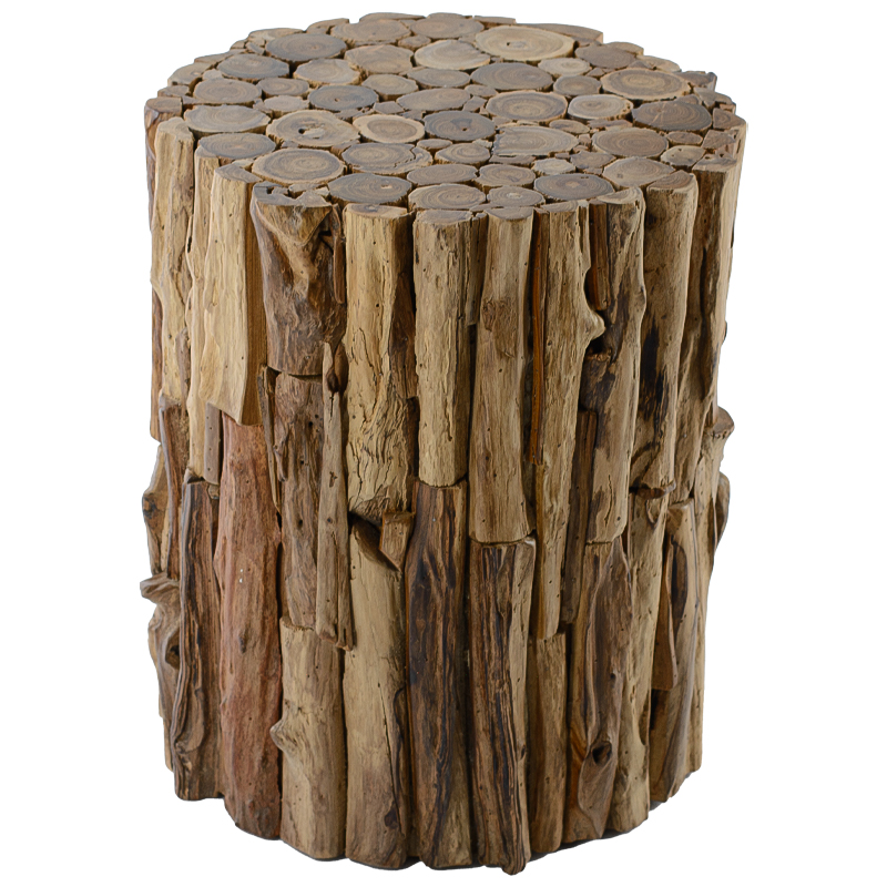 Приставной стол Knitting Branches Side Table Коричневый Приставной стол Knitting Branches Side Table Коричневый в Костроме | Loft Concept