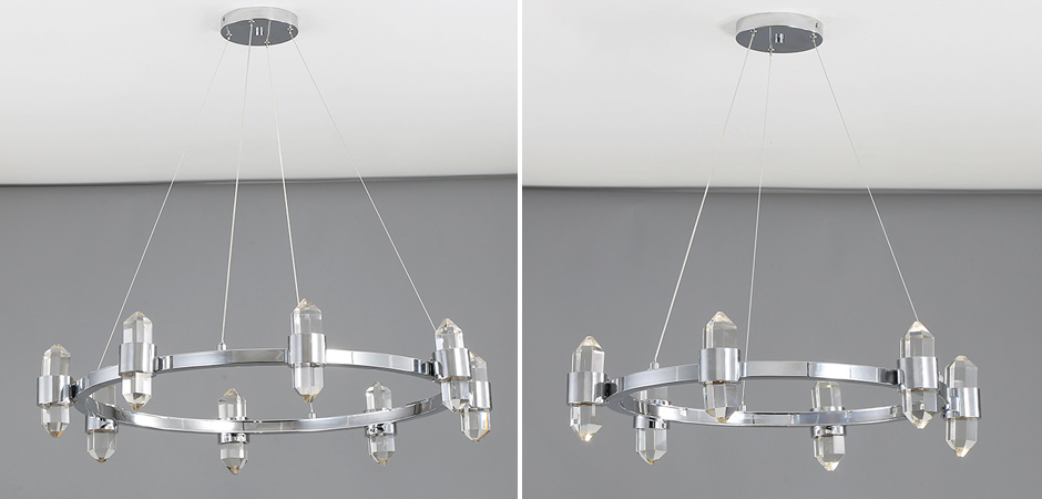 Люстра Crystal Ring Chandelier Chromium Люстра Crystal Ring Chandelier Chromium - Loft-Concept в Костроме