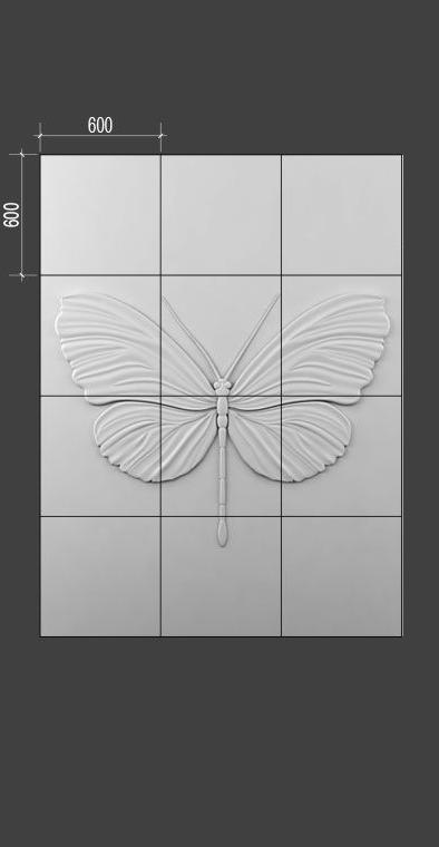 Барельеф BUTTERFLY Барельеф BUTTERFLY в Костроме
