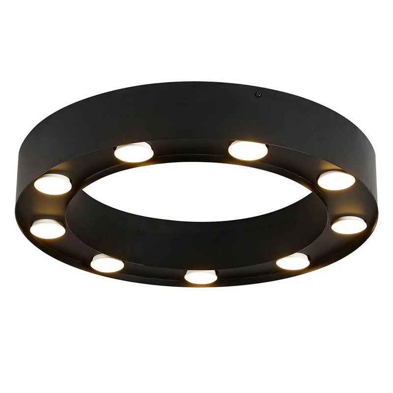 Потолочный светильник Dugan Ceiling Lamp 50 Черный Потолочный светильник Dugan Ceiling Lamp 50 Черный в Костроме | Loft Concept