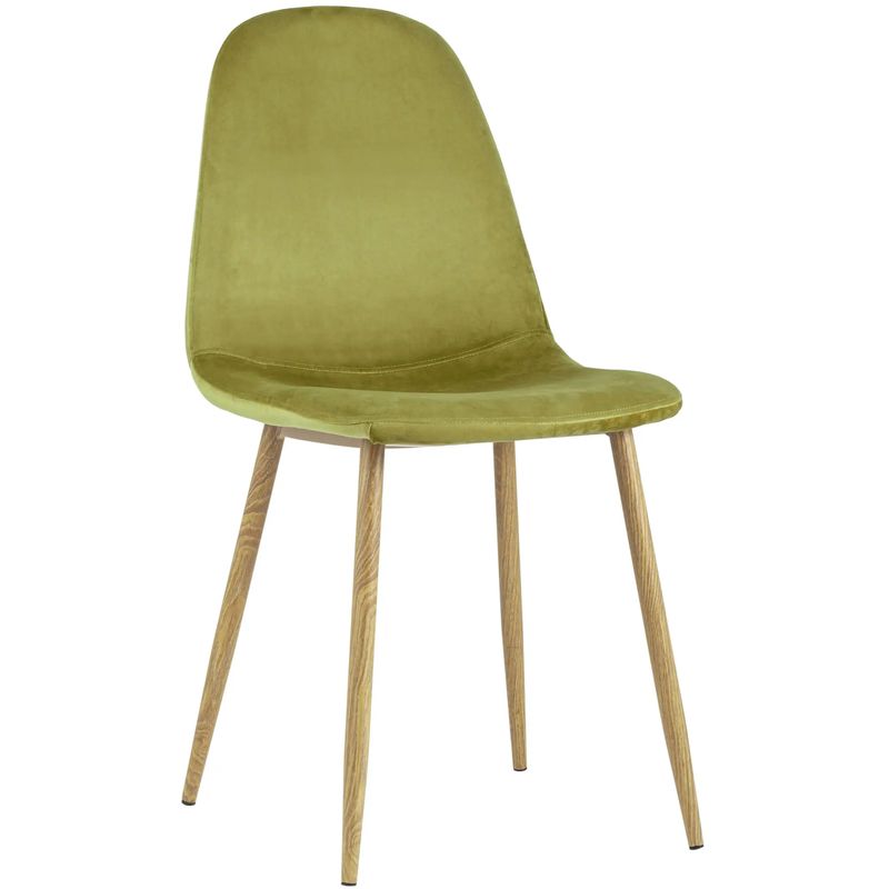 Стул Archie Chair Велюр Фисташковый цвет Деревянные ножки Зеленый Древесина Стул Archie Chair Велюр Фисташковый цвет Деревянные ножки Зеленый Древесина в Костроме | Loft Concept
