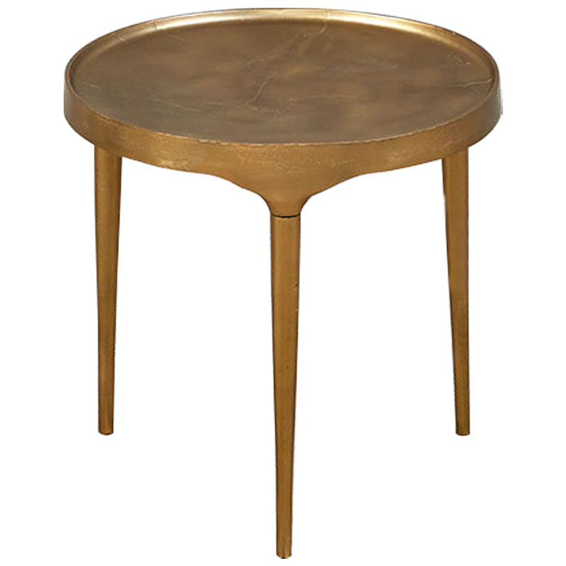 Приставной стол круглый Robby Coffee Table Золотой Приставной стол круглый Robby Coffee Table Золотой в Костроме | Loft Concept