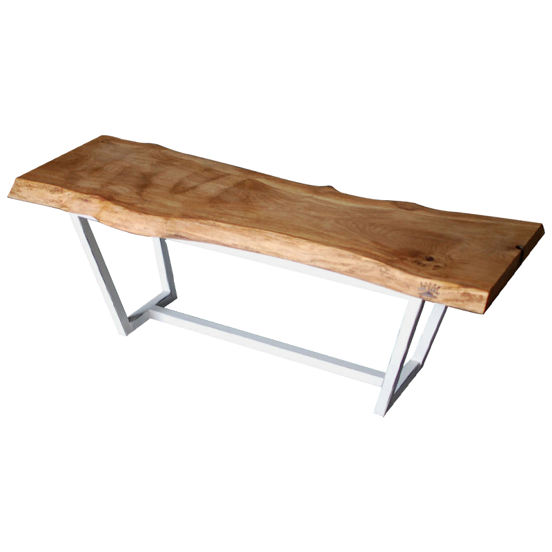 Кофейный стол Woodard Industrial Metal Rust Coffee Table Светлый дуб Белый Кофейный стол Woodard Industrial Metal Rust Coffee Table Светлый дуб Белый в Костроме | Loft Concept