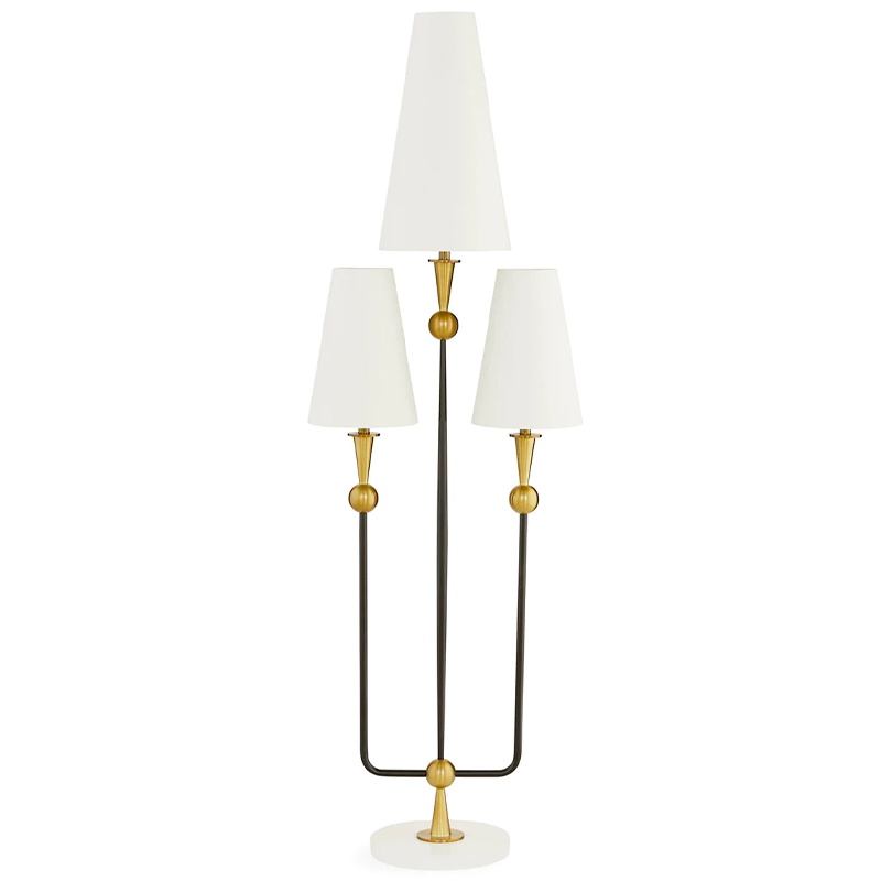 Торшер CARACAS CACTUS FLOOR LAMP Белый Мрамор Bianco Латунь Белый Торшер CARACAS CACTUS FLOOR LAMP Белый Мрамор Bianco Латунь Белый в Костроме | Loft Concept