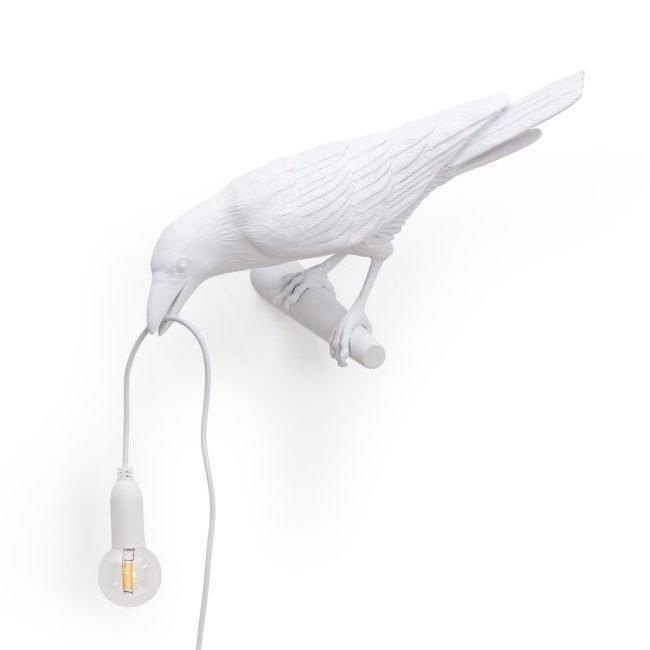 Бра Seletti Bird Lamp White Looking Белый Бра Seletti Bird Lamp White Looking Белый в Костроме | Loft Concept