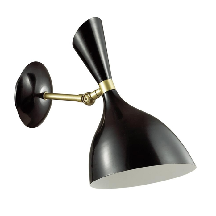 Бра Duke wall lamp Black Черный Латунь Бра Duke wall lamp Black Черный Латунь в Костроме | Loft Concept