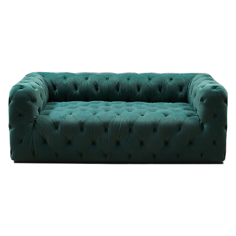 Диван Soho tufted green velor Изумрудный Диван Soho tufted green velor Изумрудный в Костроме | Loft Concept