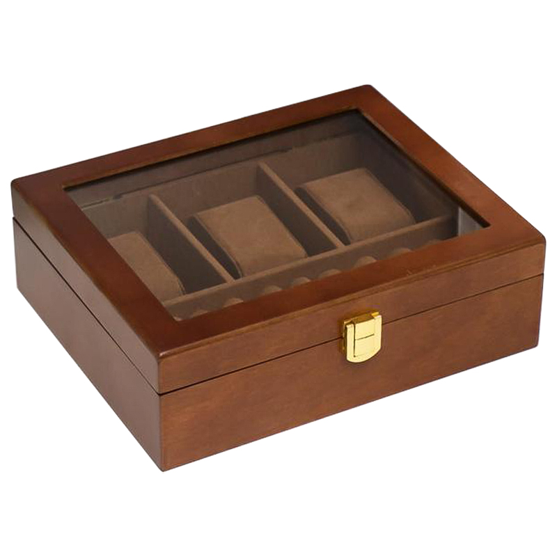 Шкатулка для часов Elio Watch Box Коричневый Шкатулка для часов Elio Watch Box Коричневый в Костроме | Loft Concept