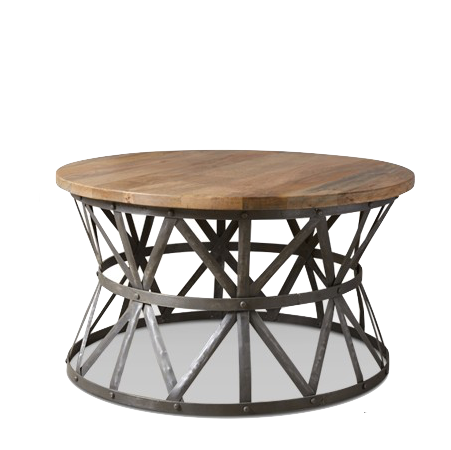 Журнальный стол Industrial Rust Barrel 80 Table Журнальный стол Industrial Rust Barrel 80 Table в Костроме | Loft Concept