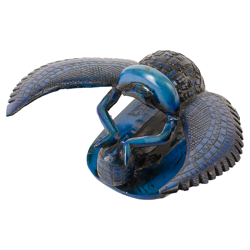 Статуэтка Скарабей Scarab Beetle with Wings blue Лазурь Синий Статуэтка Скарабей Scarab Beetle with Wings blue Лазурь Синий в Костроме | Loft Concept