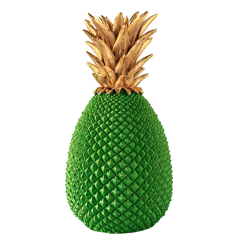 Статуэтка Gold and Green Pineapple II Зеленый Золотой Статуэтка Gold and Green Pineapple II Зеленый Золотой в Костроме | Loft Concept