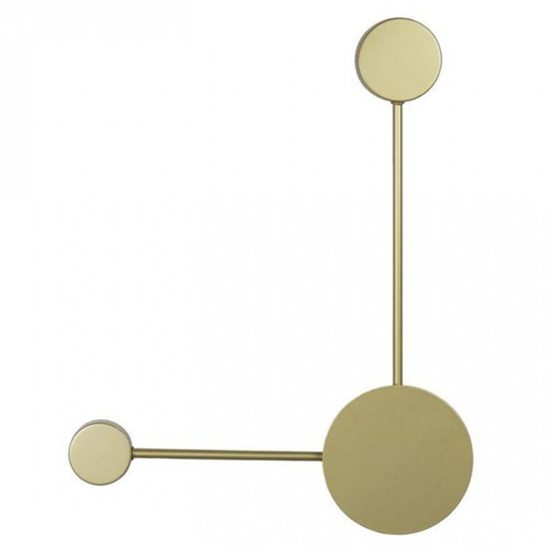 Бра Лофт Vibia Pin Wall Light 2 плафона Золотой матовый цвет матовое золото Бра Лофт Vibia Pin Wall Light 2 плафона Золотой матовый цвет матовое золото в Костроме | Loft Concept