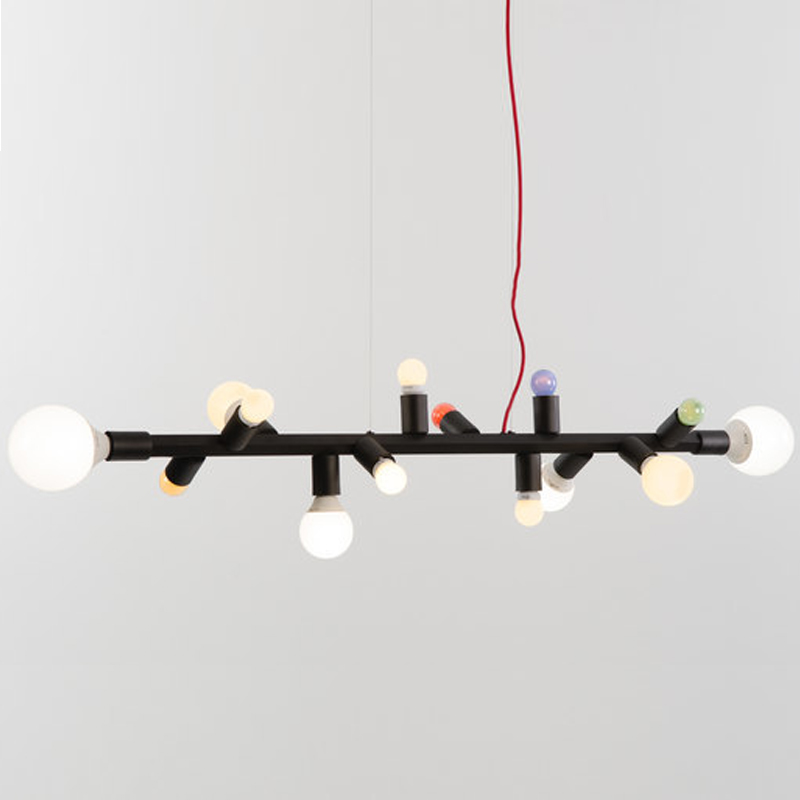 Люстра Almerich Party hanging lamp 1 Черный Мульти Люстра Almerich Party hanging lamp 1 Черный Мульти в Костроме | Loft Concept