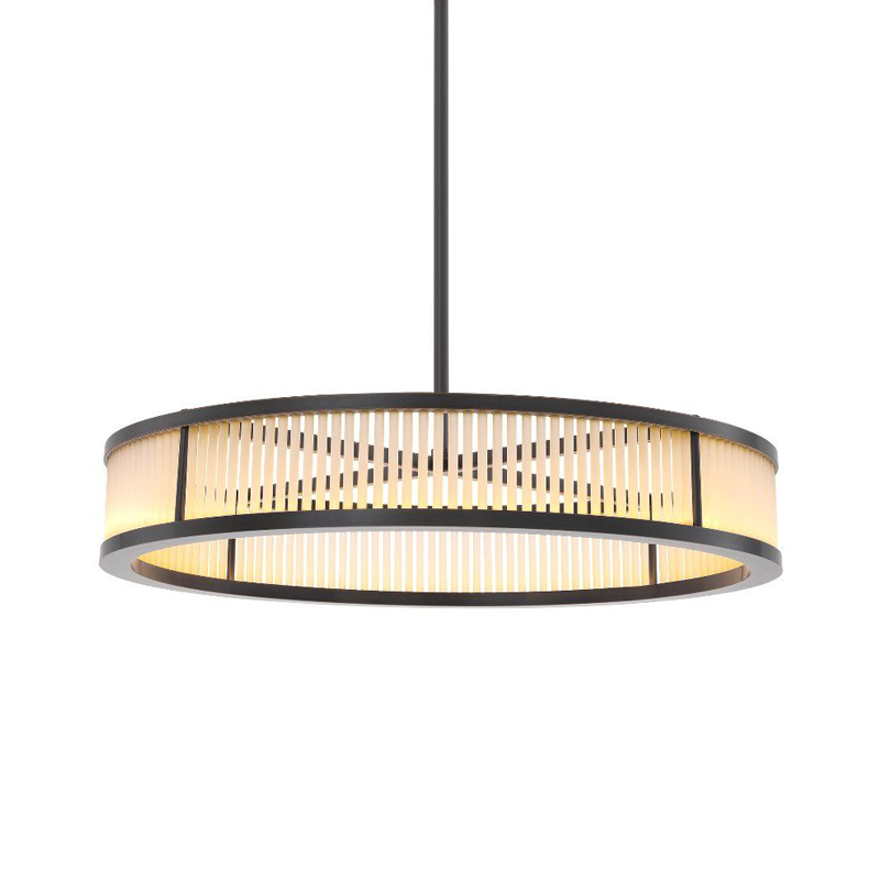 Люстра Eichholtz Chandelier Thibaud S Bronze Темная бронза Белое матовое стекло Люстра Eichholtz Chandelier Thibaud S Bronze Темная бронза Белое матовое стекло в Костроме | Loft Concept