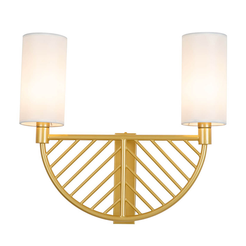 Бра Arch Lattice Wall Lamp матовое золото Белый Бра Arch Lattice Wall Lamp матовое золото Белый в Костроме | Loft Concept