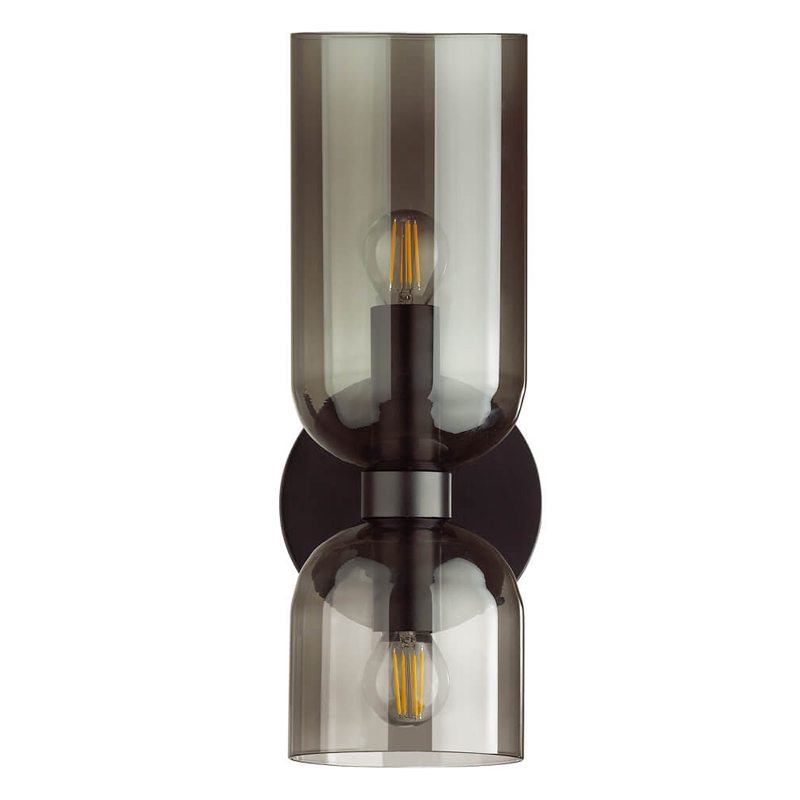 Бра Lightmaker Studio Edie Sconce smok Черный Стекло Смок Бра Lightmaker Studio Edie Sconce smok Черный Стекло Смок в Костроме | Loft Concept