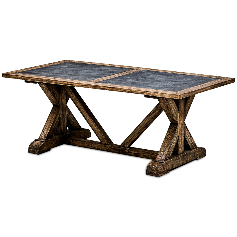 Обеденный стол Iliodor Dinner Table Коричневый Серый Обеденный стол Iliodor Dinner Table Коричневый Серый в Костроме | Loft Concept