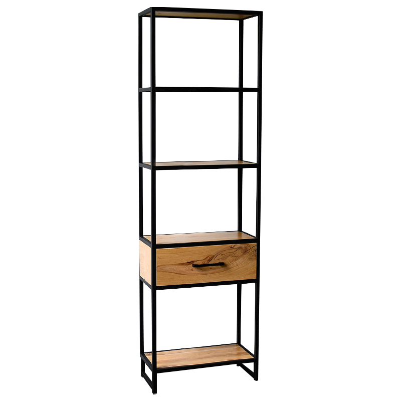 Стеллаж Elif Industrial Metal Rust Rack Коричневый Черный Стеллаж Elif Industrial Metal Rust Rack Коричневый Черный в Костроме | Loft Concept