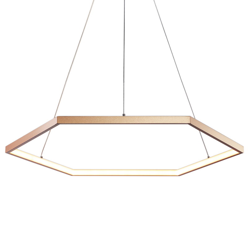 Люстра Hexagon Horizontal Золотой Люстра Hexagon Horizontal Золотой в Костроме | Loft Concept