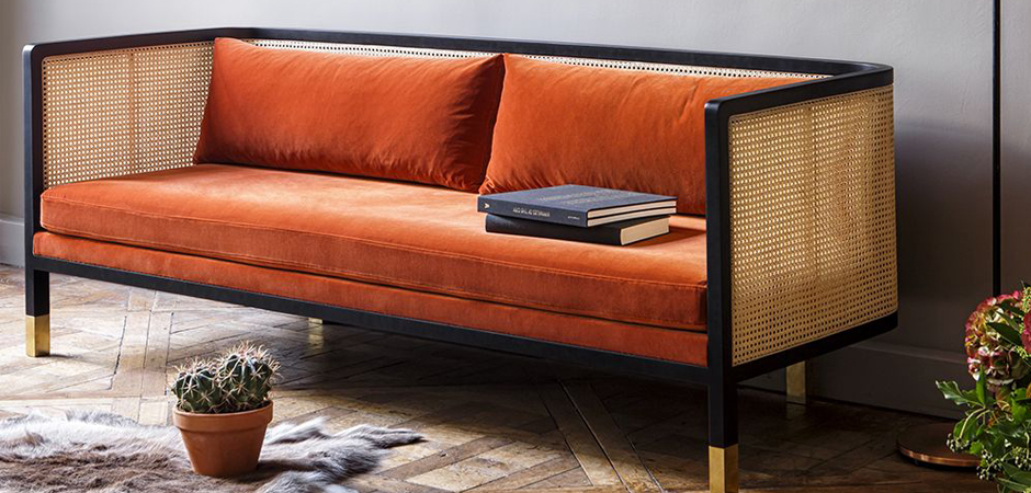 Диван Rattan Decor Sofa Terracotta - фото №1