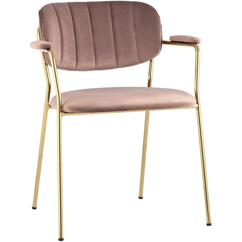 Стул Singer Chair Золотой Металл Пыльная Роза Розовый пастельный Золотой Стул Singer Chair Золотой Металл Пыльная Роза Розовый пастельный Золотой в Костроме | Loft Concept