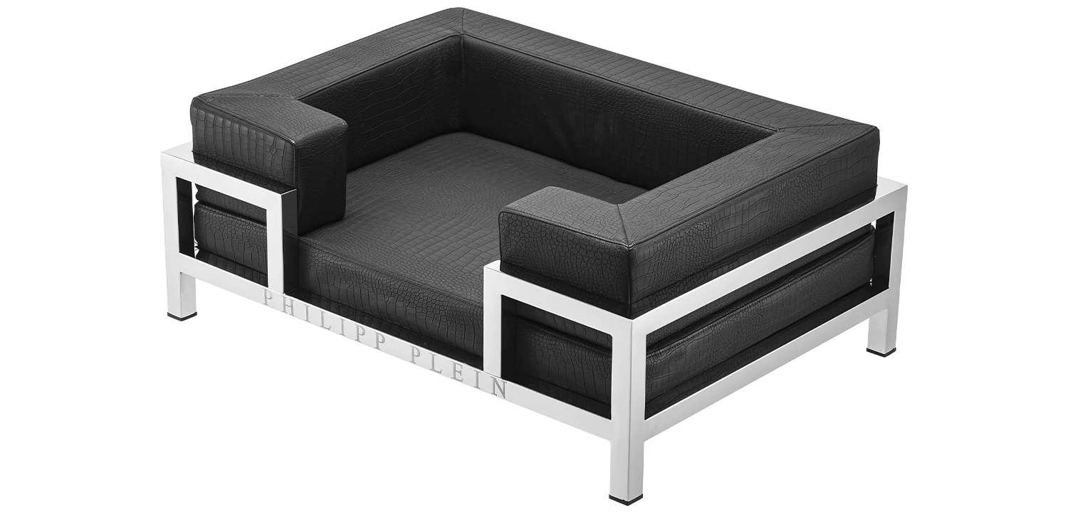 Лежанка для домашних животных Philipp Plein Dogbed High Conic Limited L - фото №1