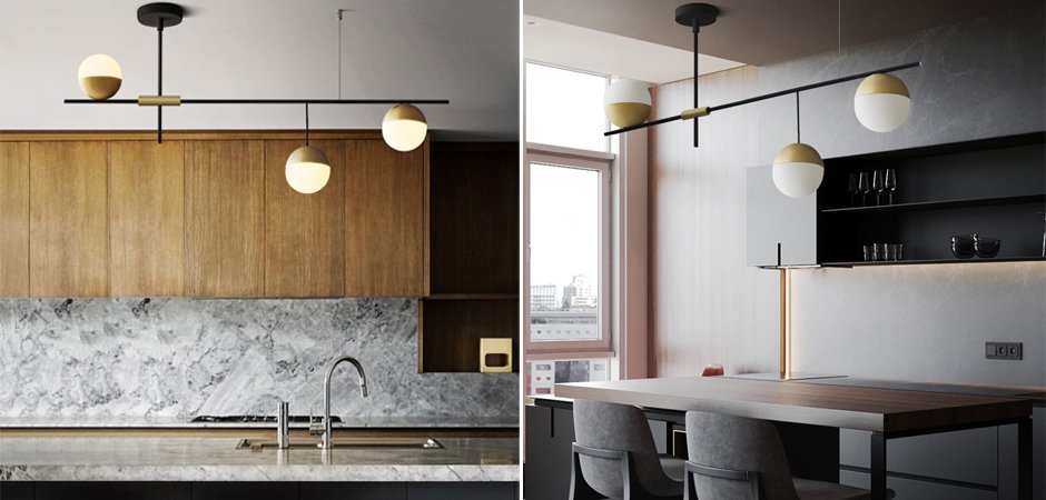 Люстра Balls white & brass 3 Люстра Balls white & brass 3 - Loft-Concept в Костроме