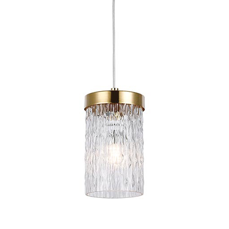 Подвесной светильник Estebe Gold Glass Hanging Lamp Золотой Прозрачный Подвесной светильник Estebe Gold Glass Hanging Lamp Золотой Прозрачный в Костроме | Loft Concept