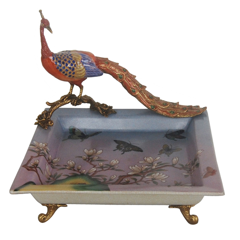 Блюдо Red Peacock Бронза Мульти Блюдо Red Peacock Бронза Мульти в Костроме | Loft Concept