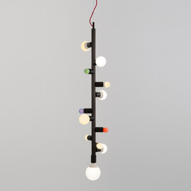 Люстра Almerich Party hanging lamp 2 Черный Мульти Люстра Almerich Party hanging lamp 2 Черный Мульти в Костроме | Loft Concept