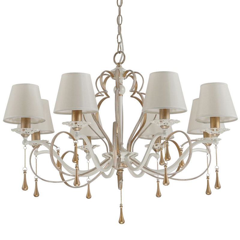 Люстра Batiste Chandelier 80 Золотой Белый Люстра Batiste Chandelier 80 Золотой Белый в Костроме | Loft Concept