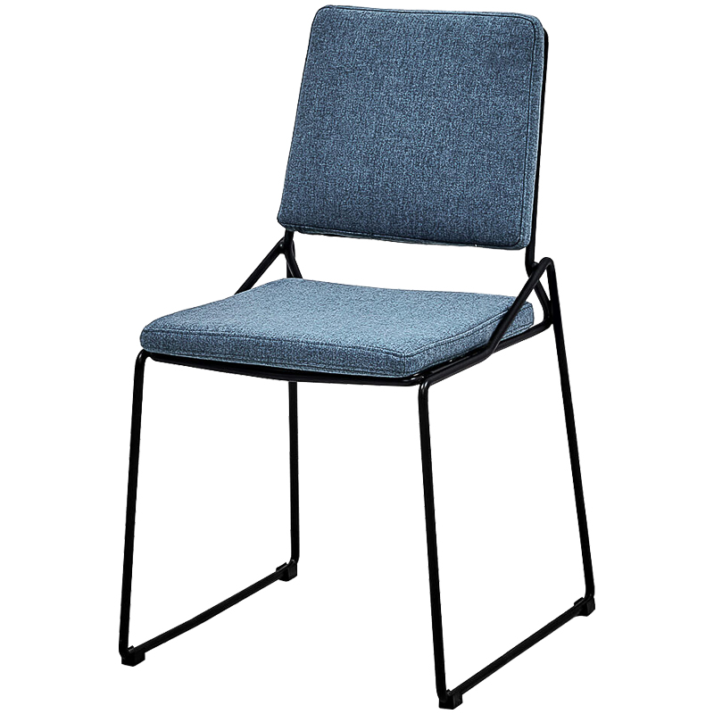 Стул Diglan Stool Светло-синий Черный Стул Diglan Stool Светло-синий Черный в Костроме | Loft Concept