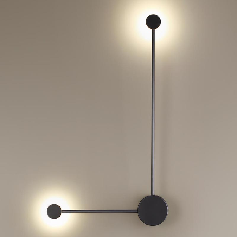 Бра Pin Wall Light Black Angle Черный Бра Pin Wall Light Black Angle Черный в Костроме | Loft Concept