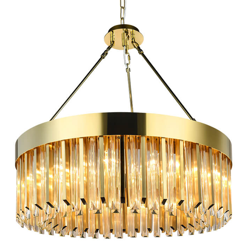 Люстра Zacaria Chandelier 80 Золотой Прозрачный (Transparent) Люстра Zacaria Chandelier 80 Золотой Прозрачный (Transparent) в Костроме | Loft Concept
