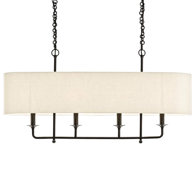 Люстра Arteriors BEATTY CHANDELIER Черный Бежевый Люстра Arteriors BEATTY CHANDELIER Черный Бежевый в Костроме | Loft Concept