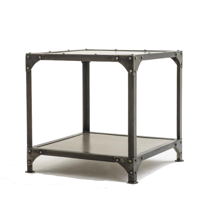 Кофейный стол Industrial Steampunk Nickel Side Table Кофейный стол Industrial Steampunk Nickel Side Table в Костроме | Loft Concept
