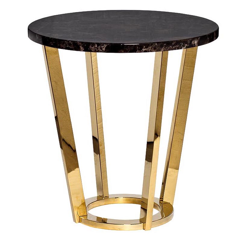 Приставной стол Serker Side Table Золотой Приставной стол Serker Side Table Золотой в Костроме | Loft Concept