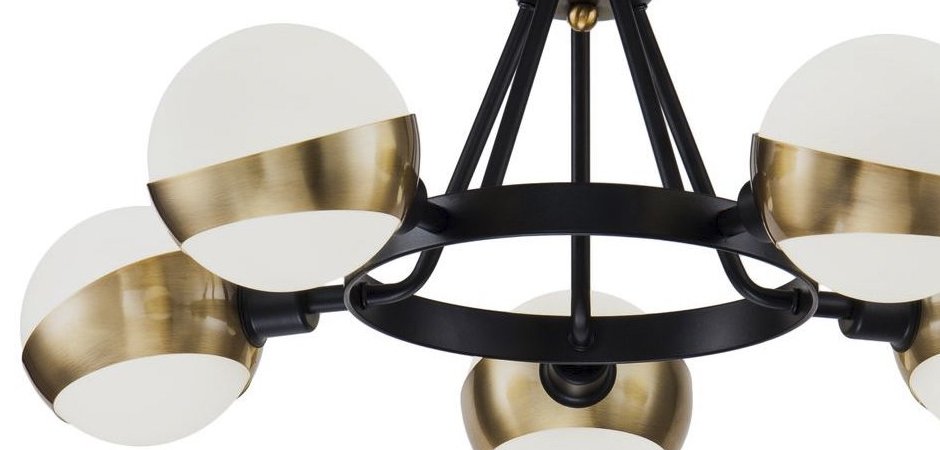 Люстра Hold Ball Brass Chandelier 5 Люстра Hold Ball Brass Chandelier 5 - Loft-Concept в Костроме