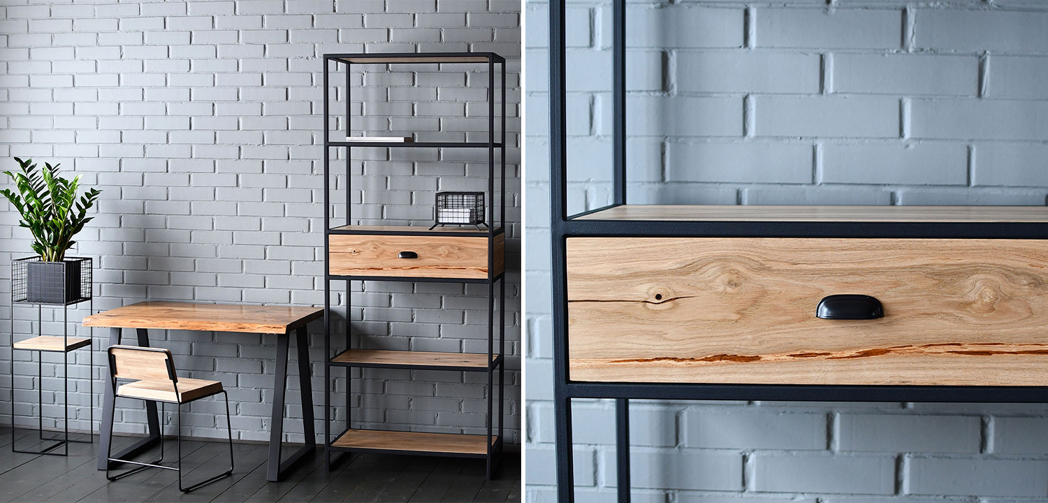 Стеллаж Kline Industrial Metal Rust Rack - фото №1