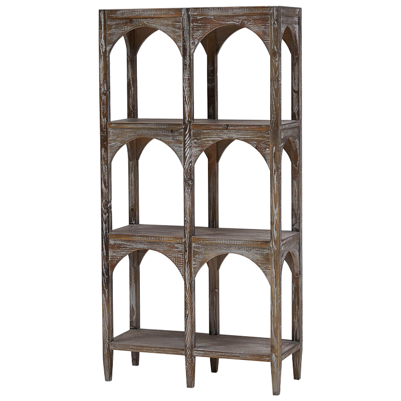 Стеллаж Rehan Wood Rack Коричневый Коричневый винтаж Стеллаж Rehan Wood Rack Коричневый Коричневый винтаж в Костроме | Loft Concept