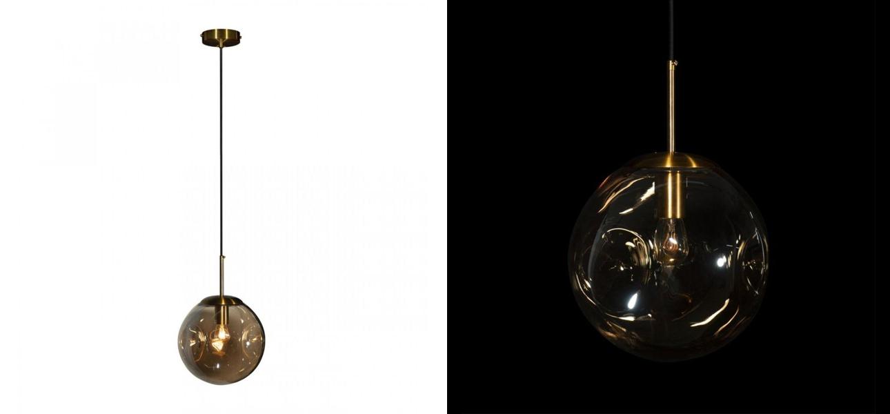 Подвесной светильник multicolored bubbles Янтарный диаметр 25 - фото