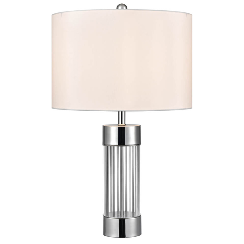 Настольная лампа с Абажуром Серебро MANTRA Table Lamp Белый Хром Настольная лампа с Абажуром Серебро MANTRA Table Lamp Белый Хром в Костроме | Loft Concept