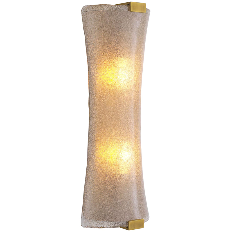 Бра Eichholtz Wall Lamp Bern Латунь Прозрачный Стекло Смок Бра Eichholtz Wall Lamp Bern Латунь Прозрачный Стекло Смок в Костроме | Loft Concept